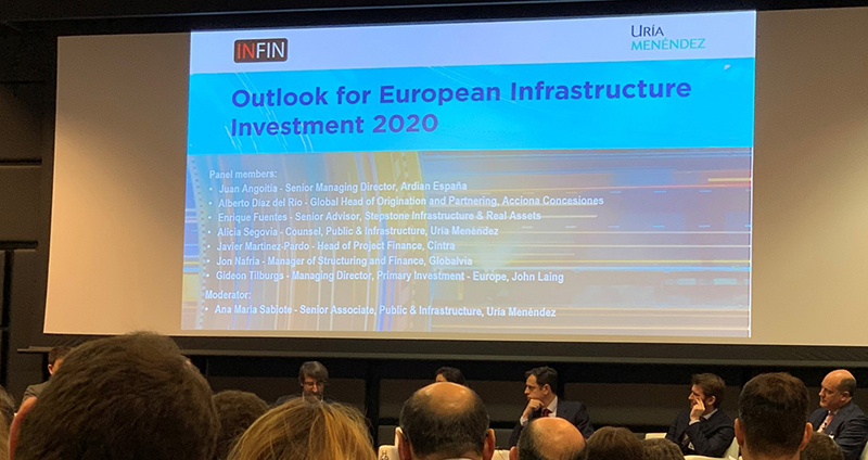 Globalvia participates in the event INFIN Spain: Outlook for European Infrastructure Investment 2020